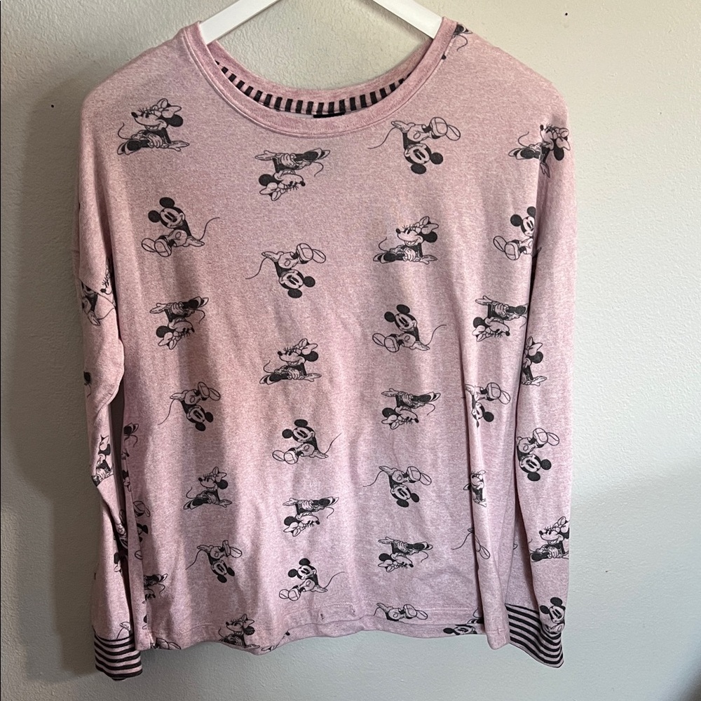 Disney Pink Mickey Sweater Small